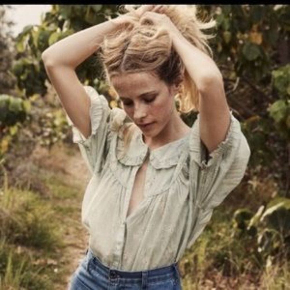 Doen Prairie Top in Sweet Daisy
